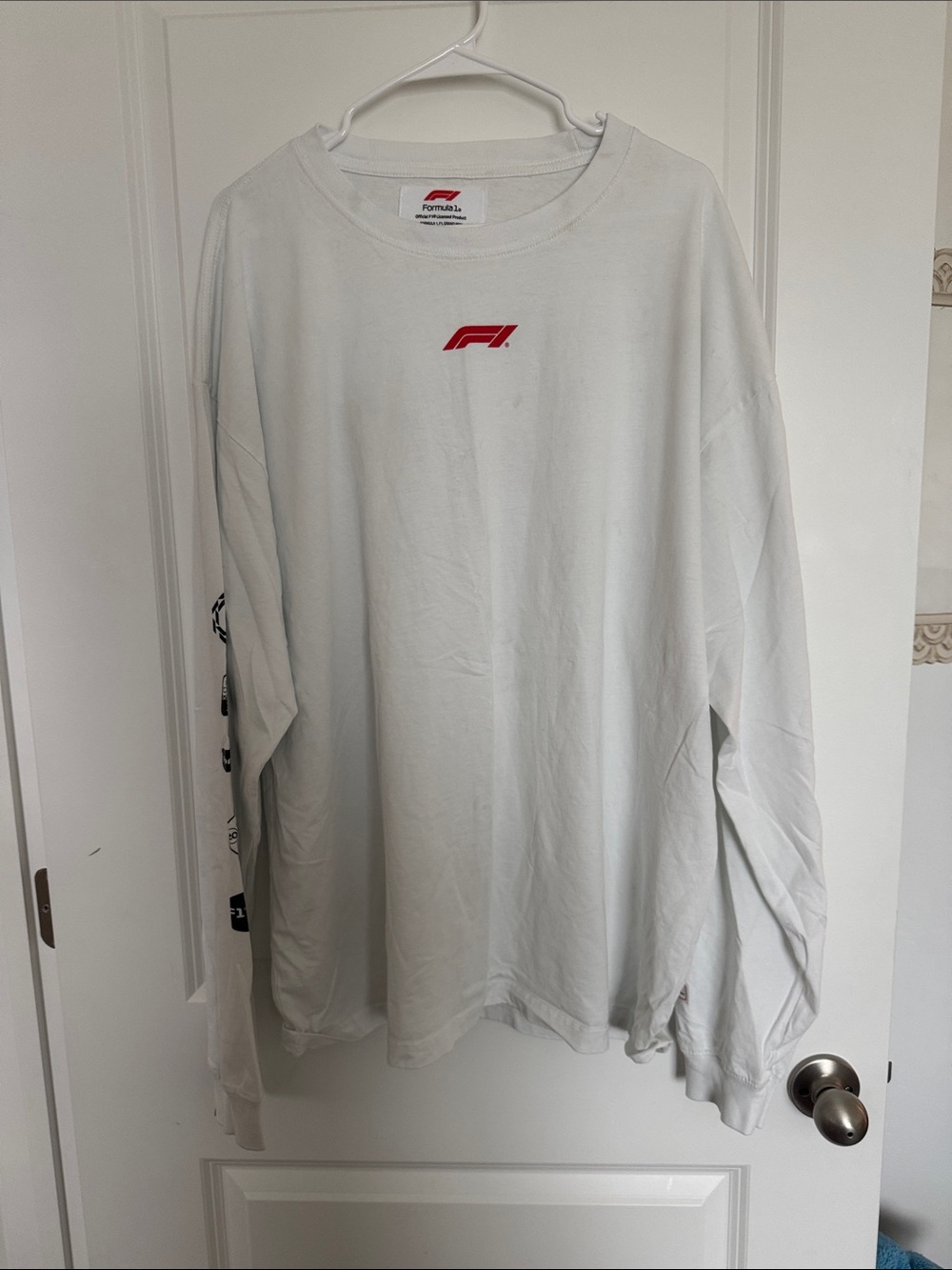 Men’s Long-Sleeve Formula 1 Shirt - White